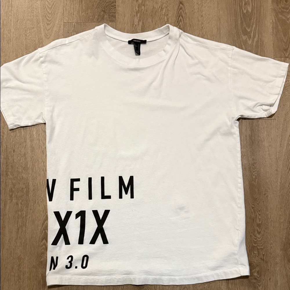 Forever 21 Raw Film Version 3.0 T-Shirt (Large, Men’s)
